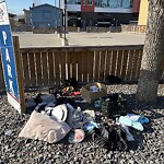 Debris on Street, Sidewalk, Boulevard at 2401 4 St SW