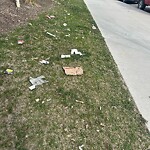 Debris on Street, Sidewalk, Boulevard at 166 Legacy Main St SE